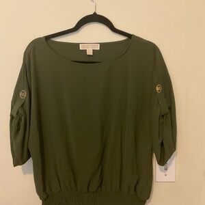 Michael Kors Women's Green Top